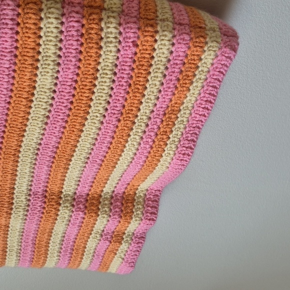 Dolls Kill Peppermayo Good Life Crochet Halter Dress, Size S/M - Picture 5 of 12